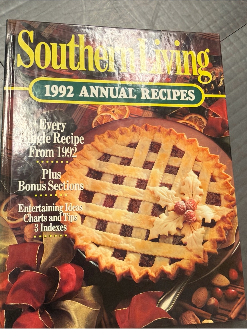 Southern Living 1992 Annual Recipes Southern Living HC Illustrated Free Ship